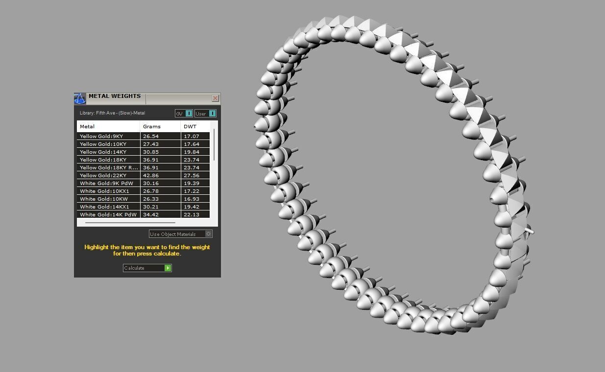 Clash Bracelet 170mm 17Size 3D print model_23