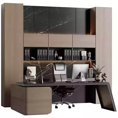 Modern Executive Boss Desk Office Furniture Set 30