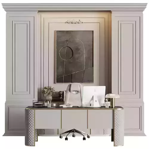 Modern Executive Boss Desk Office Furniture Set 29