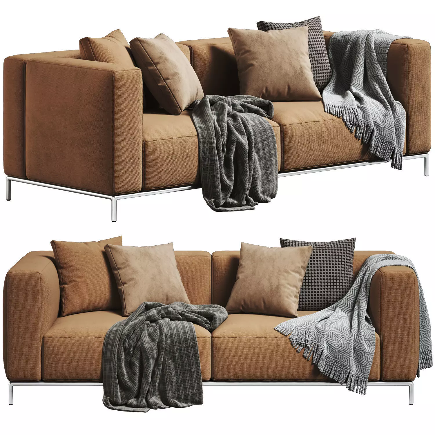 Mex Hi 2 Seats Sofa 3D model_0