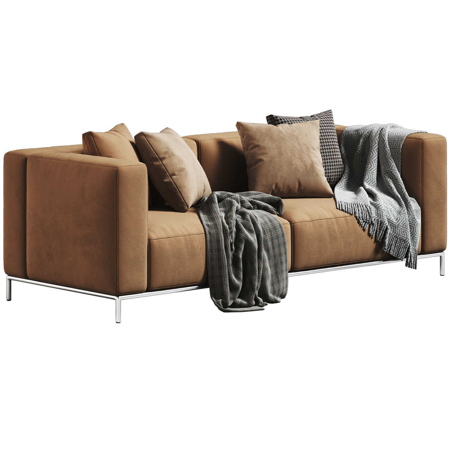 Mex Hi 2 Seats Sofa 3D model_1