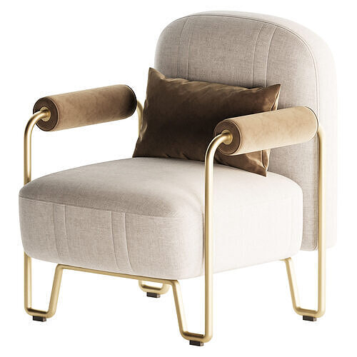 Nika armchair 3D model