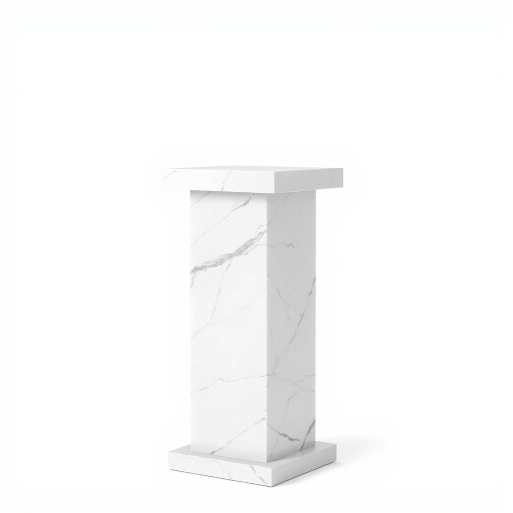 Marble Pedestal Model Pack Low-poly 3D model_4