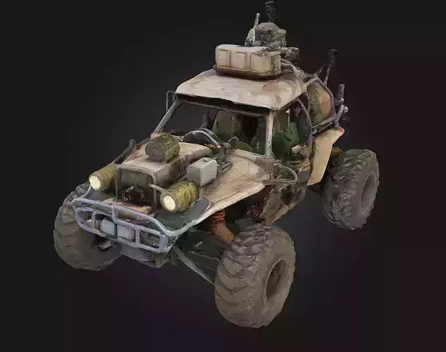 Dune Raider  Rugged Vehicle Built for the Sands