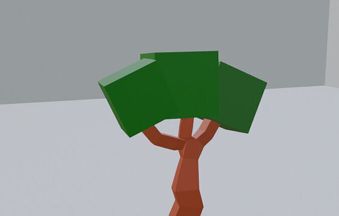 TREE Low Poly 3D MODEL Low-poly 3D model