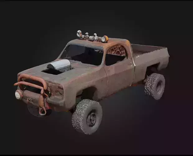 Rusty Off-Roader  The Ultimate Survivor of Rugged Terrain