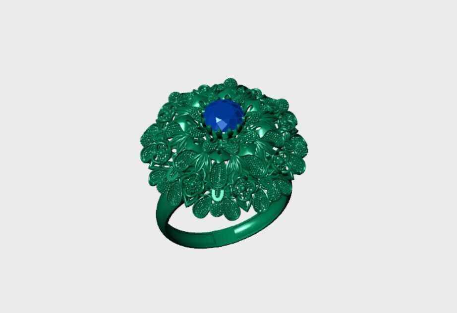 Rings 3D print model_2