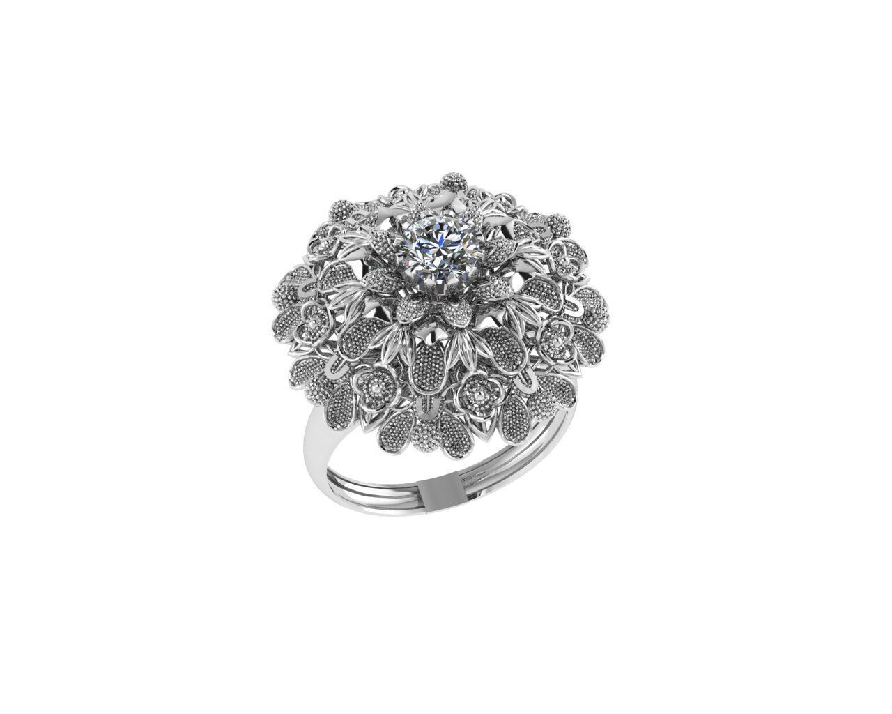 Rings 3D print model_1