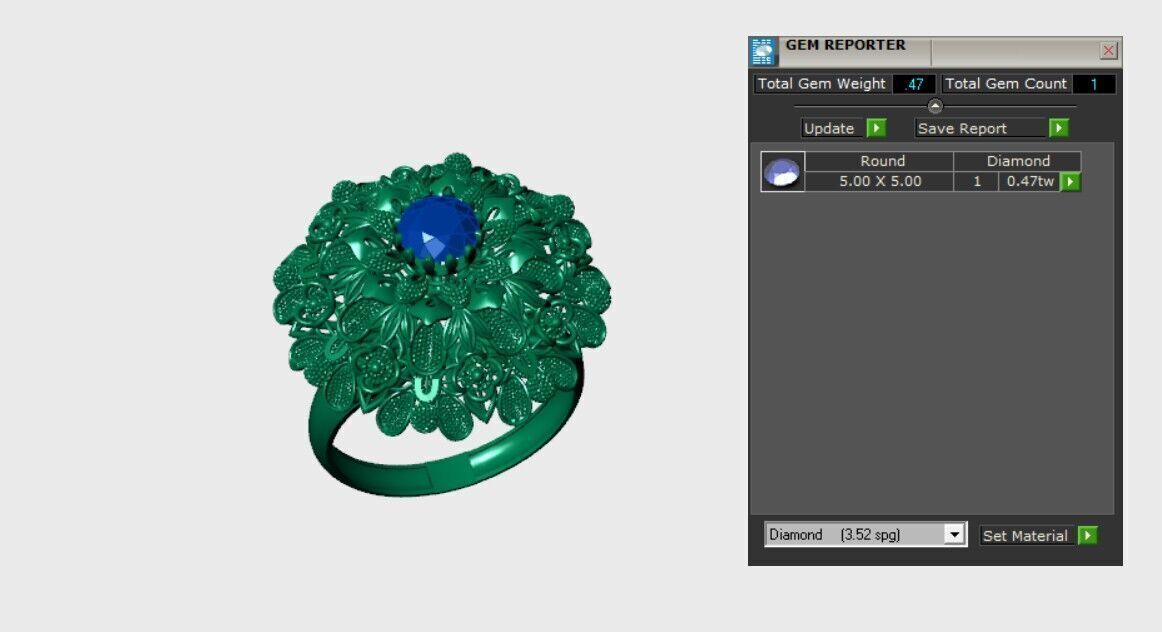 Rings 3D print model_3