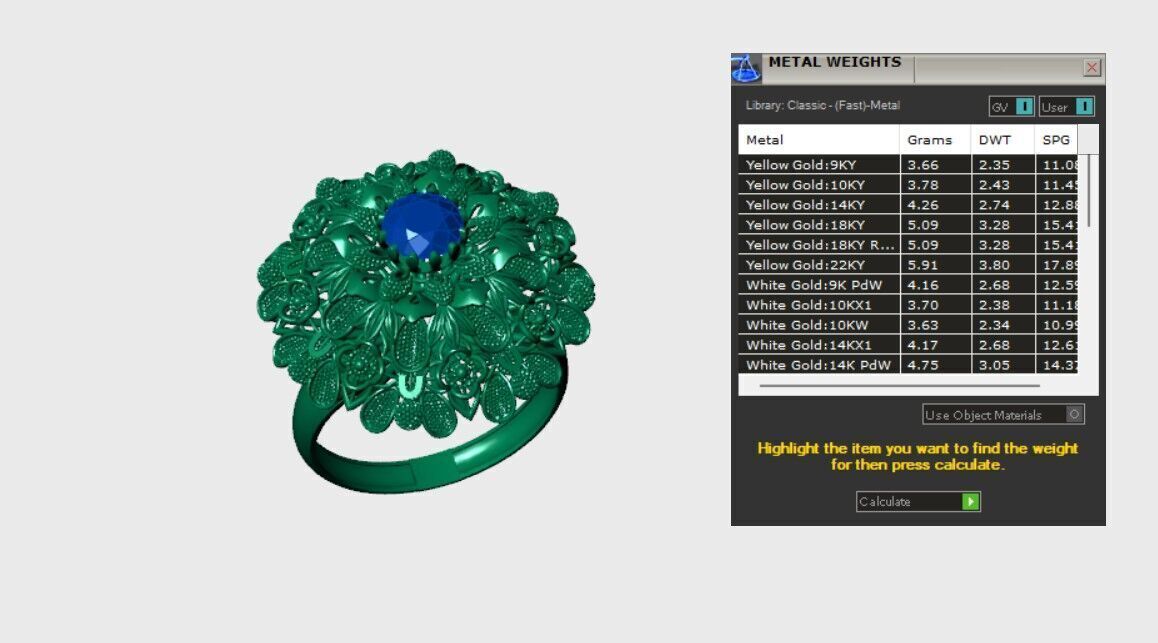 Rings 3D print model_4