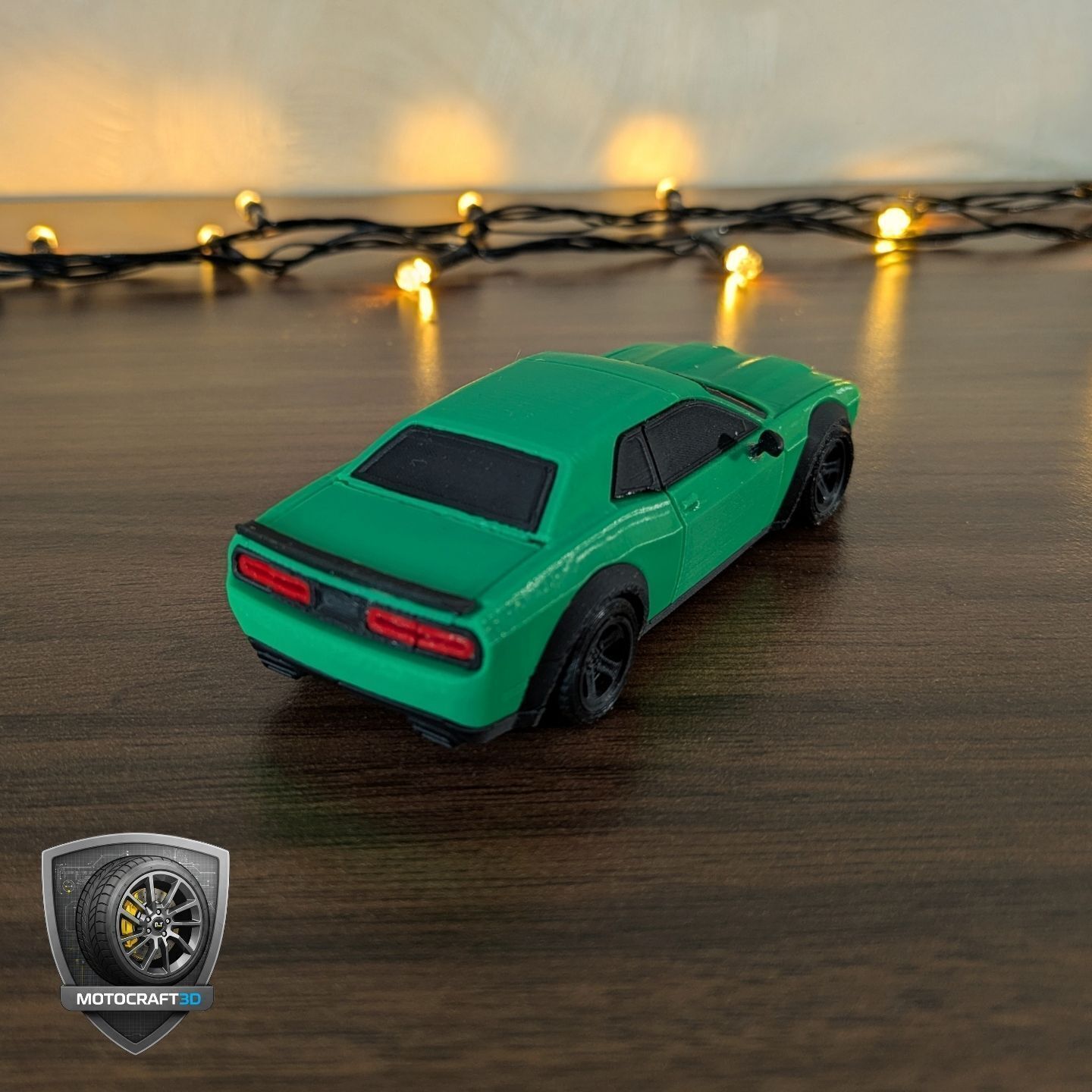 Bold Dodge Challenger - Printable STL - Personal Use 3D print model_17
