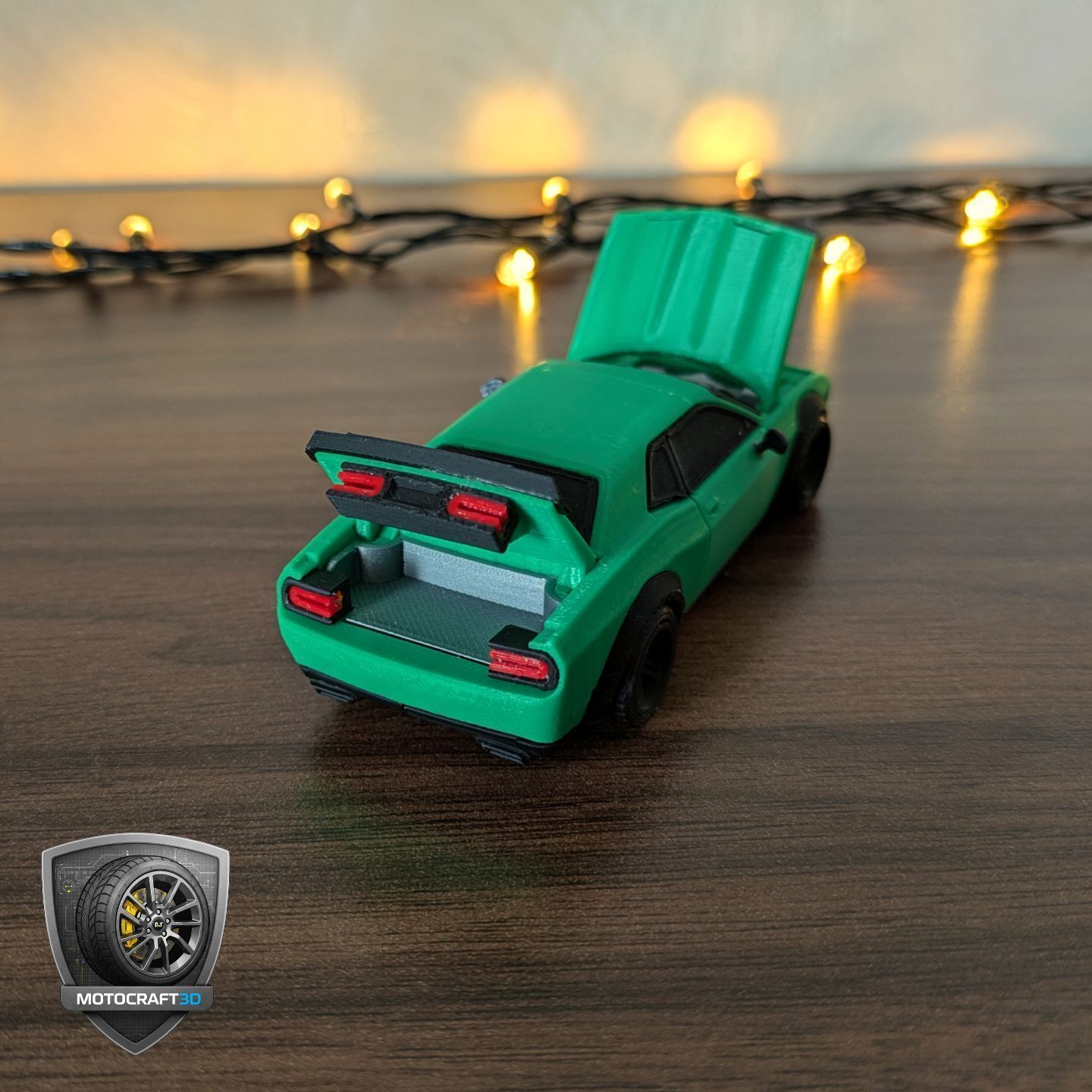 Bold Dodge Challenger - Printable STL - Personal Use 3D print model_16