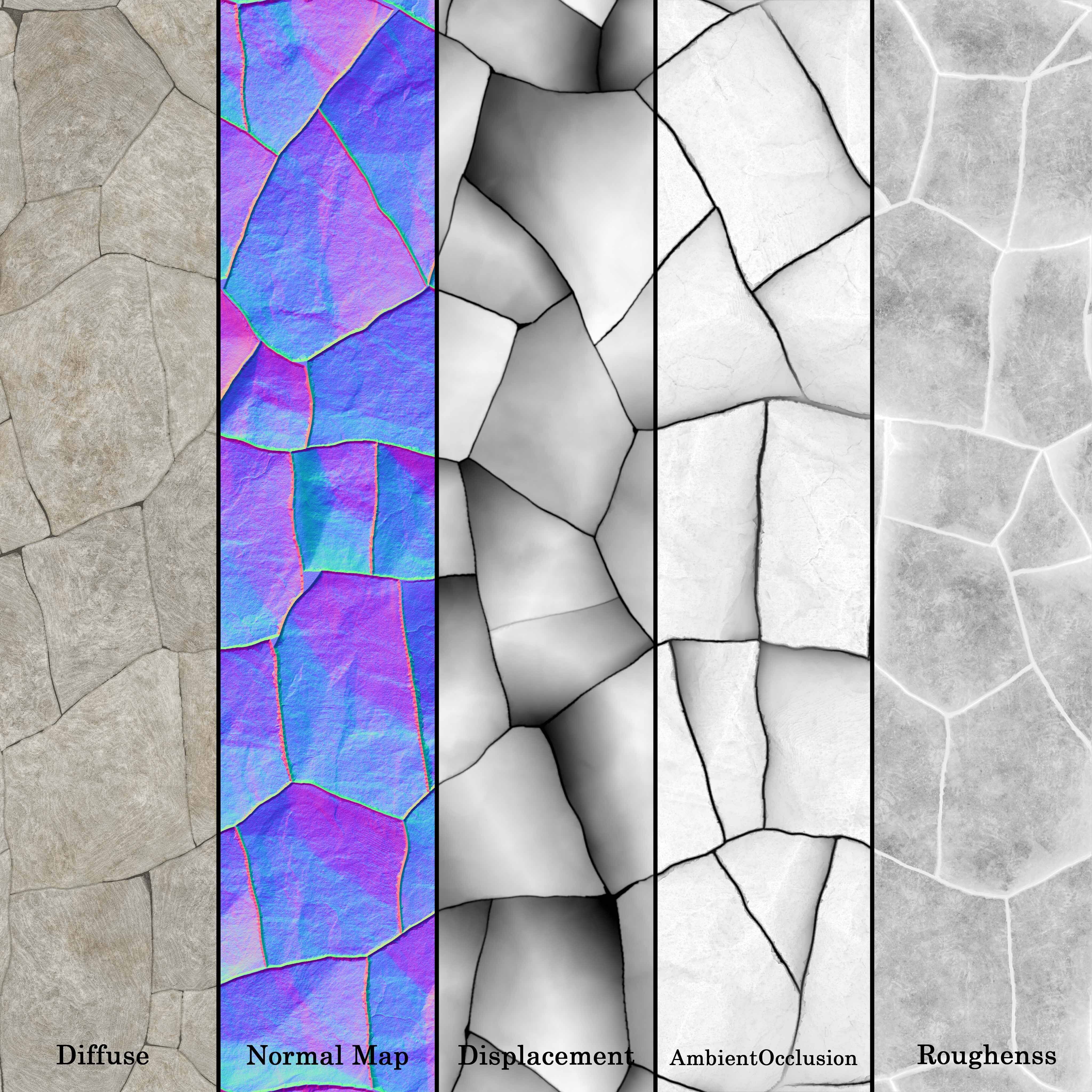 Stone Wall 22 - Seamless Texture_6