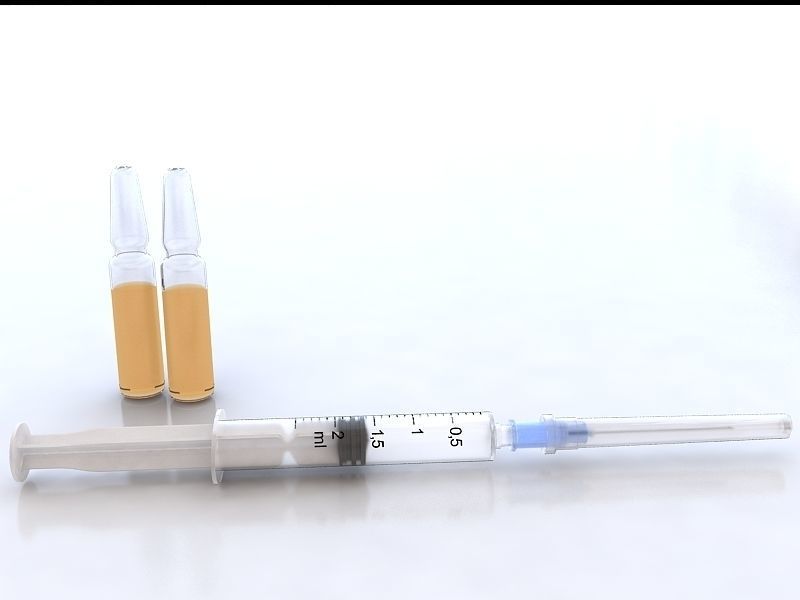 Syringe syringes and needles 3D model_6