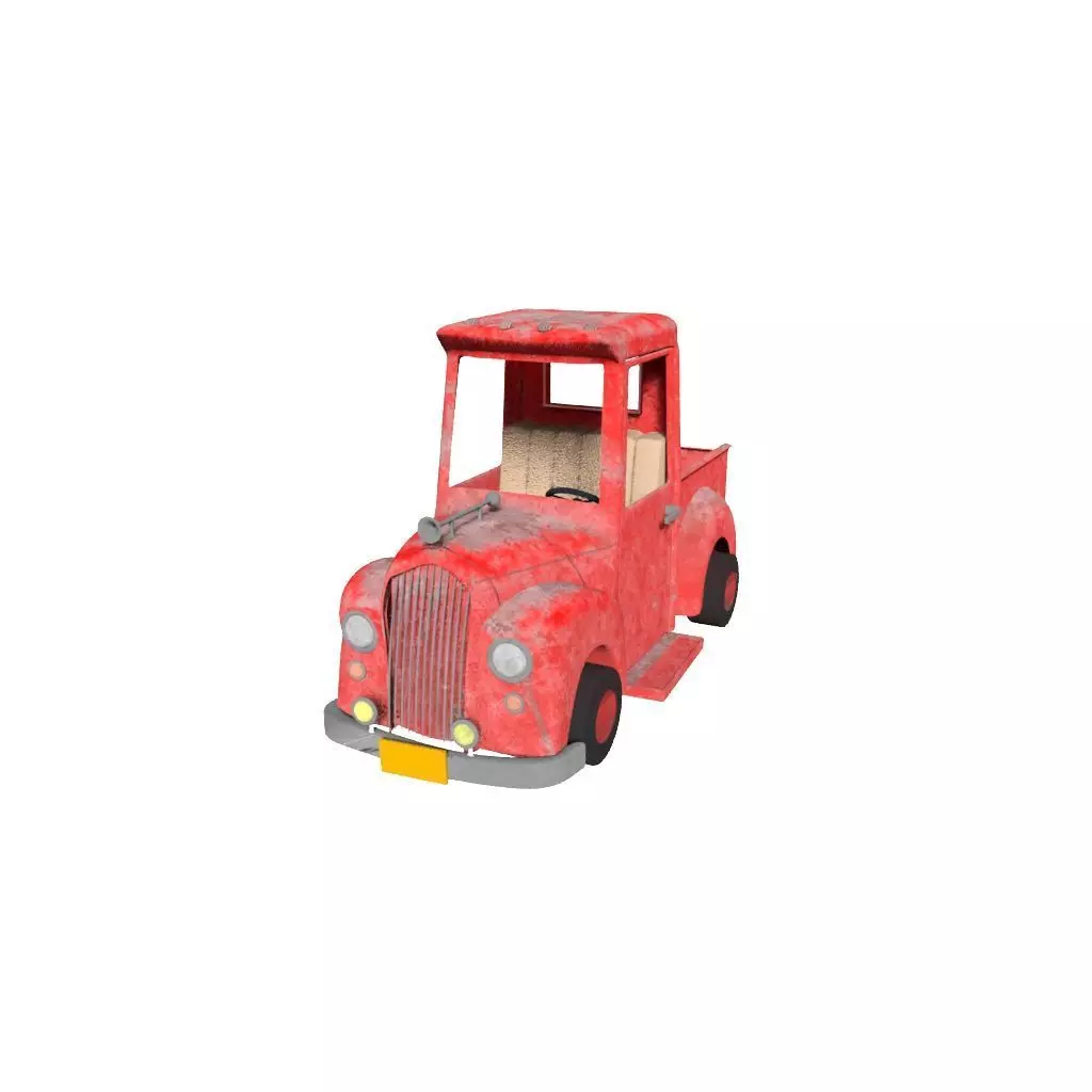 Realistic Cargo Truck 3D Model  Game Ready 3D model_0
