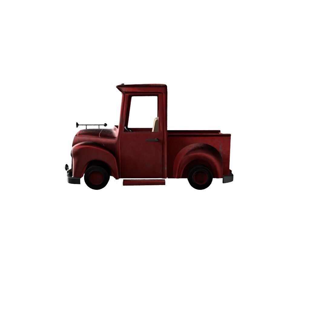 Realistic Cargo Truck 3D Model  Game Ready 3D model_1