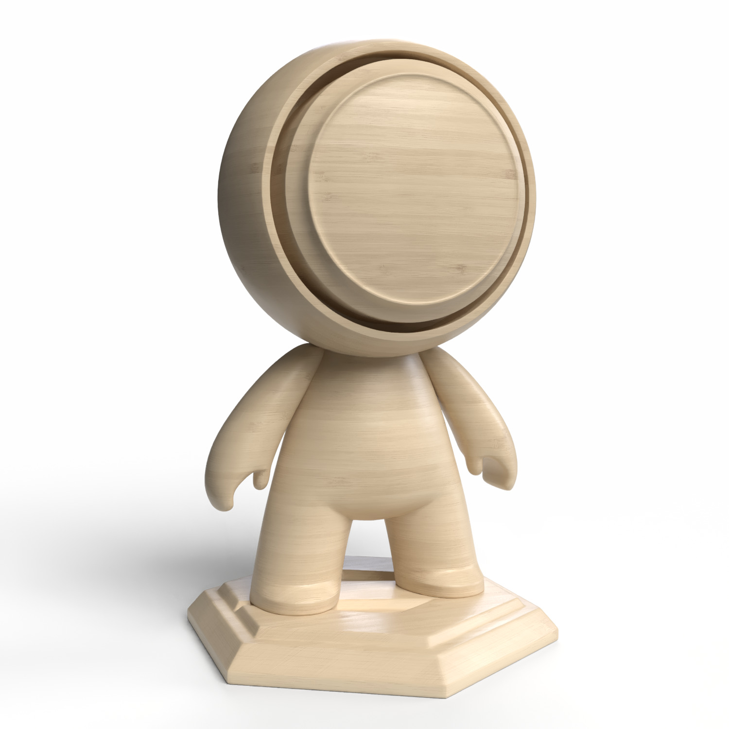 Bamboo Material 4K PBR 3D model_1