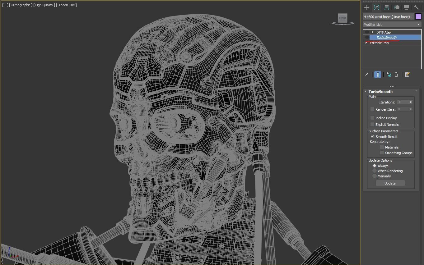 Terminator T-600 Endoskeleton 3D model_35