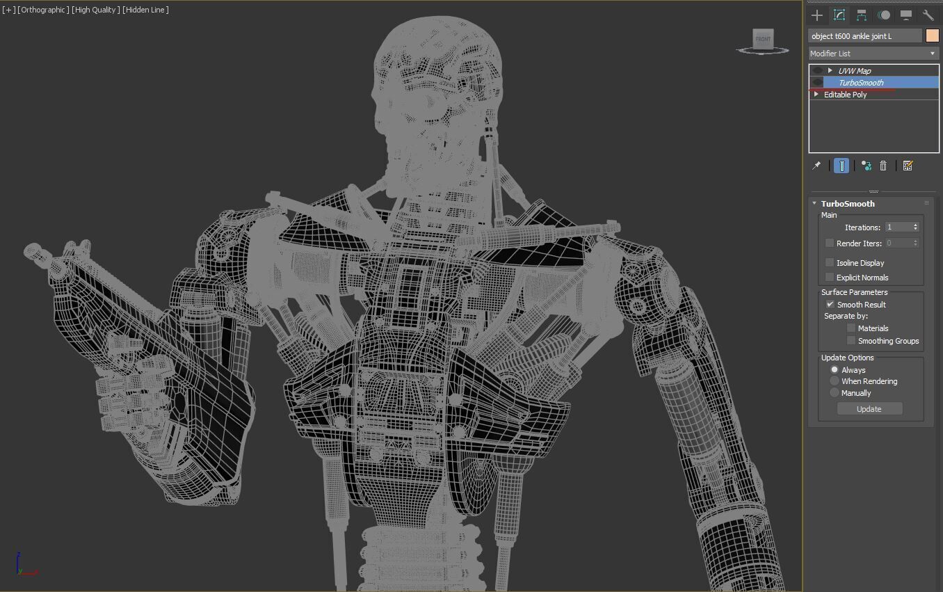Terminator T-600 Endoskeleton 3D model_28