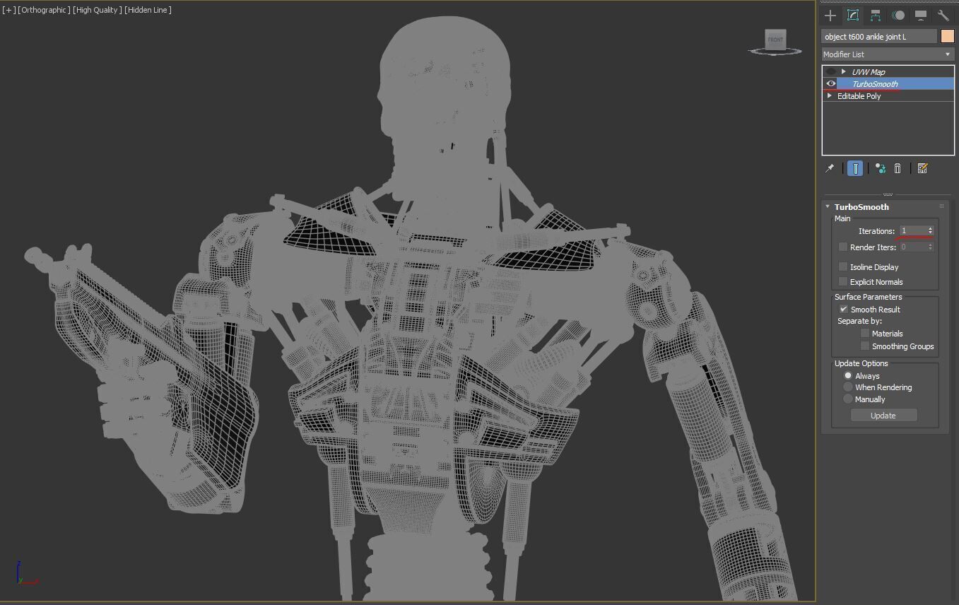 Terminator T-600 Endoskeleton 3D model_29