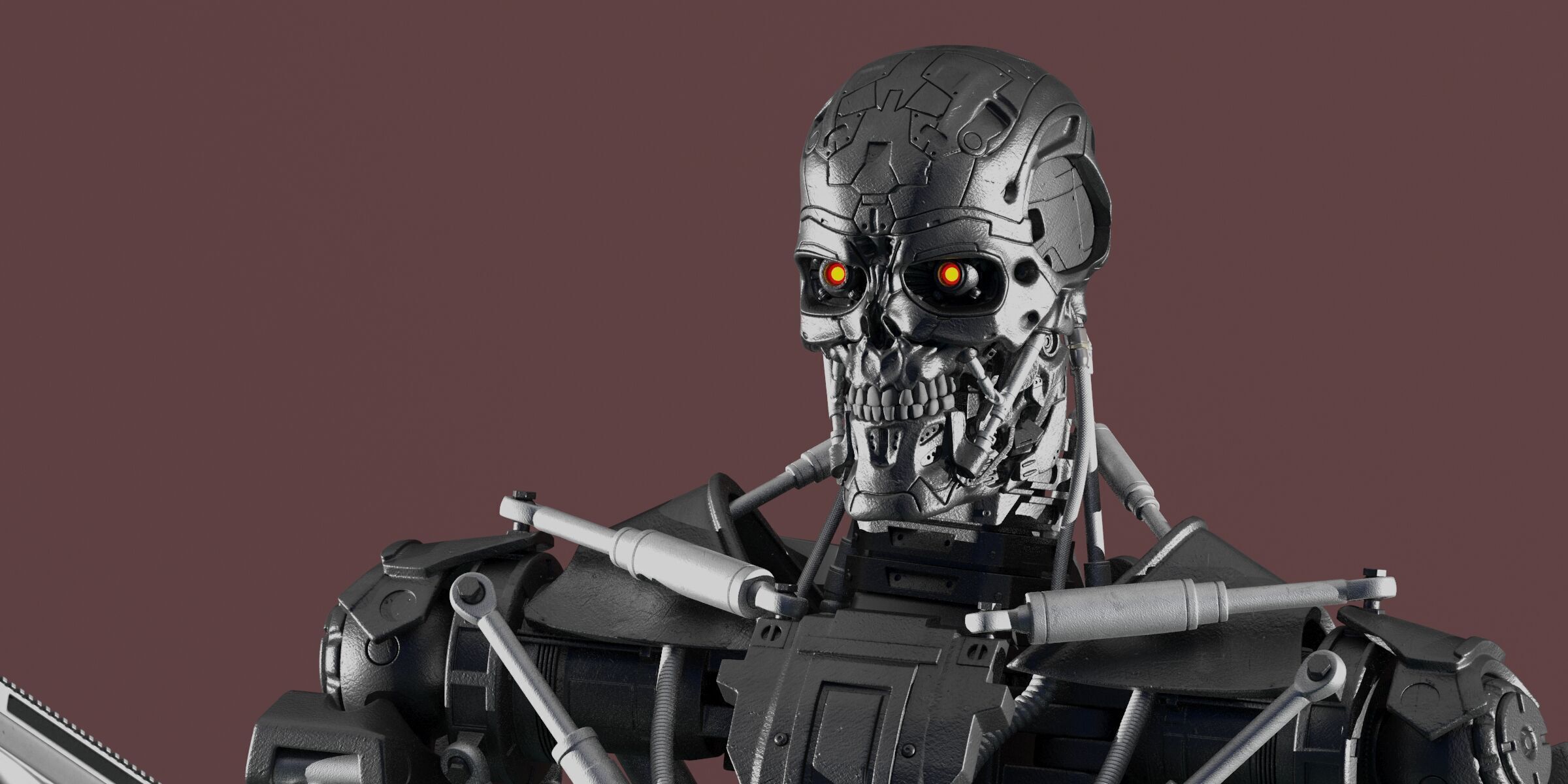 Terminator T-600 Endoskeleton 3D model_7