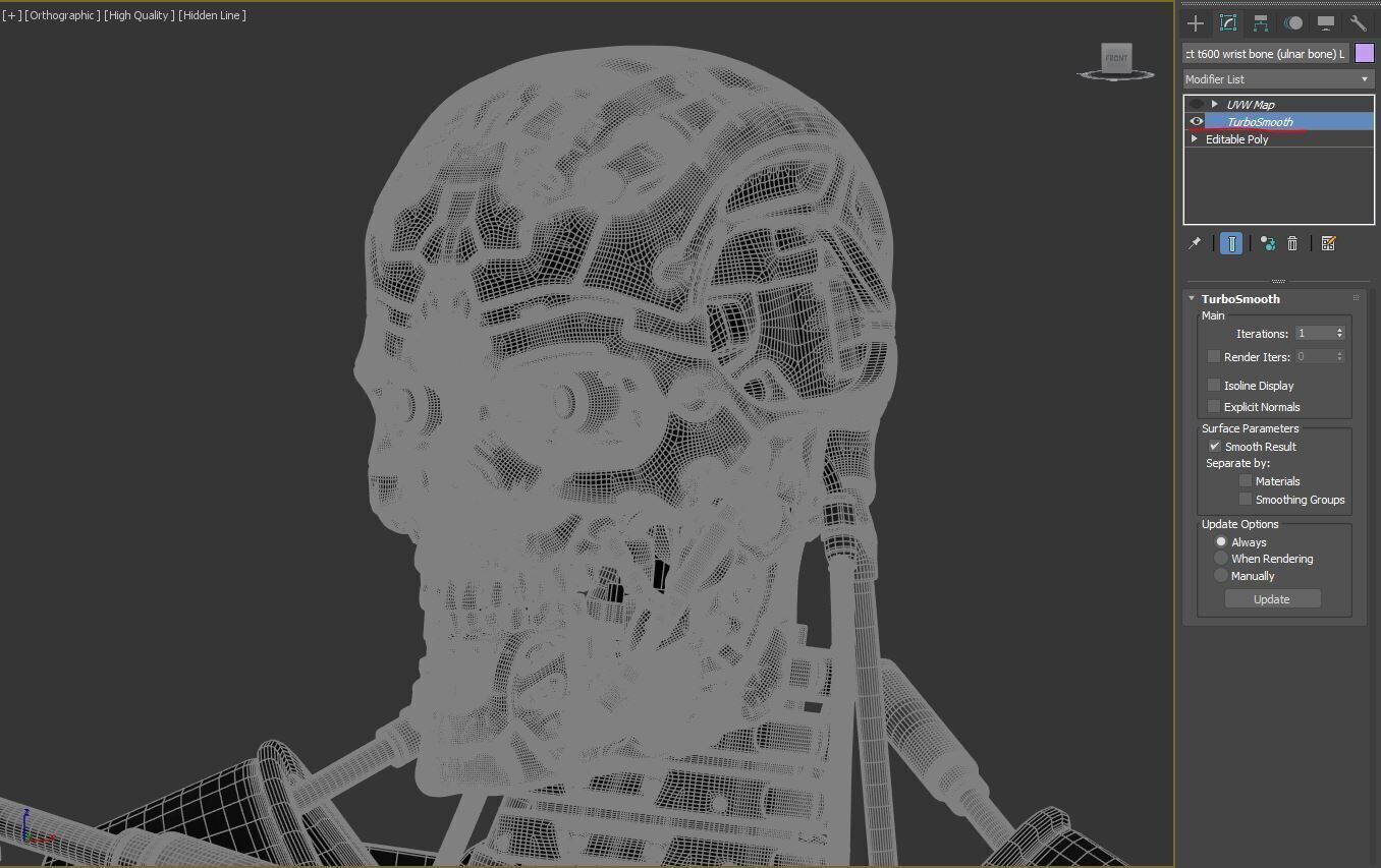 Terminator T-600 Endoskeleton 3D model_36