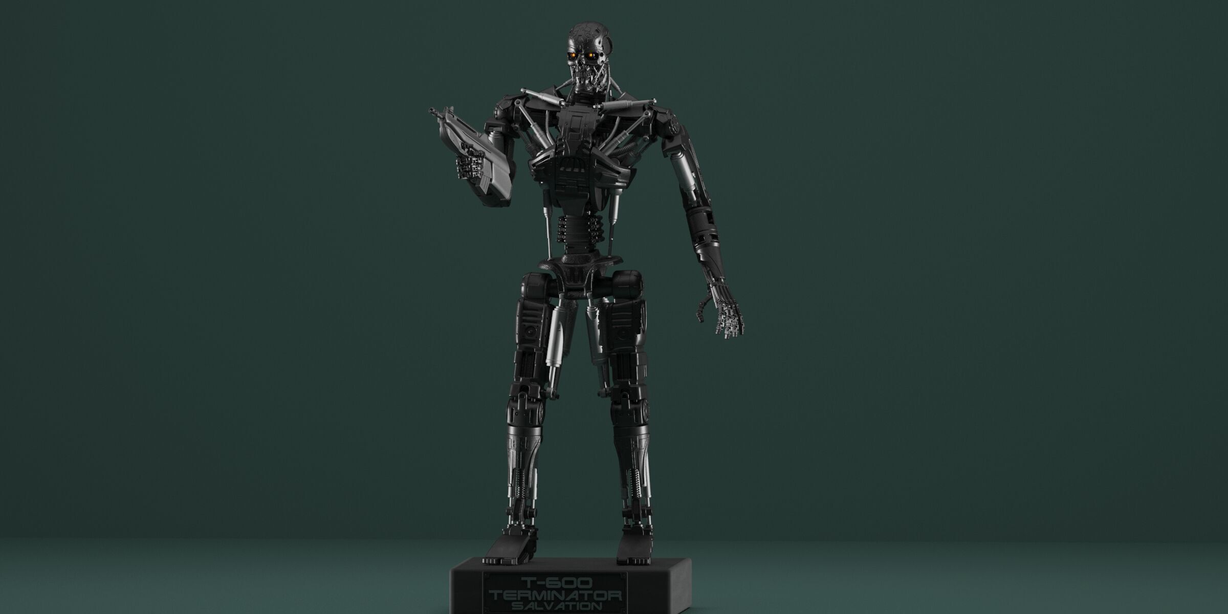 Terminator T-600 Endoskeleton 3D model_4