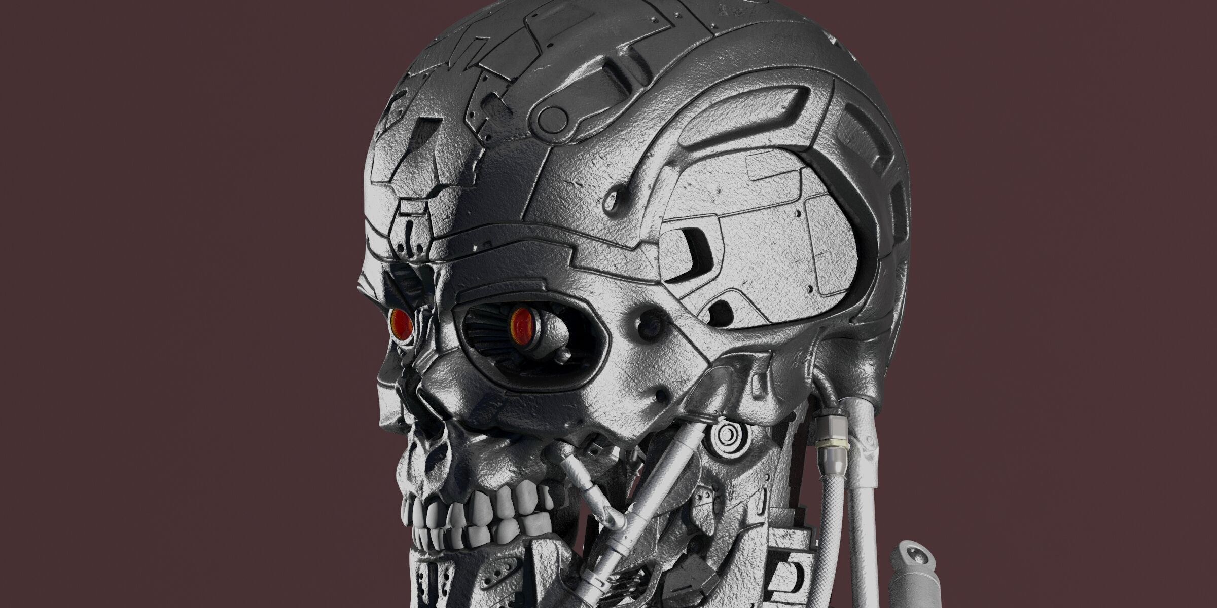 Terminator T-600 Endoskeleton 3D model_8