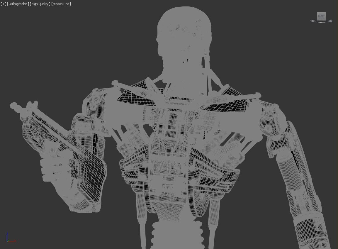 Terminator T-600 Endoskeleton 3D model_30