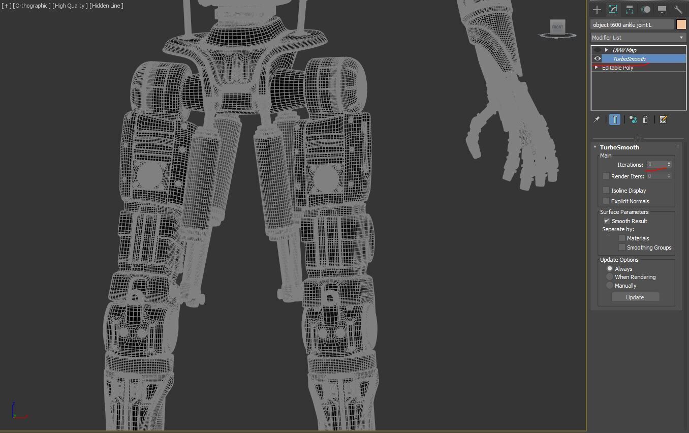 Terminator T-600 Endoskeleton 3D model_32