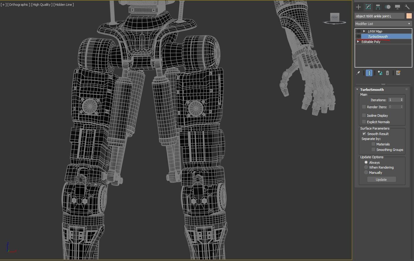 Terminator T-600 Endoskeleton 3D model_31