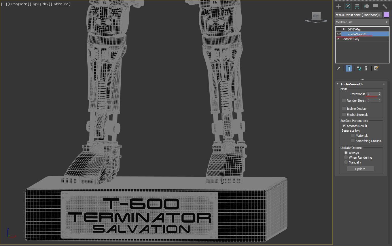 Terminator T-600 Endoskeleton 3D model_34