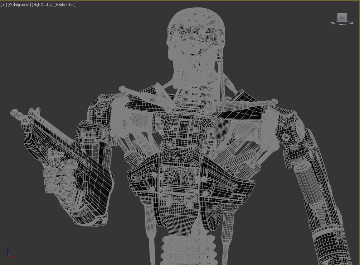 Terminator T-600 Endoskeleton 3D model_27