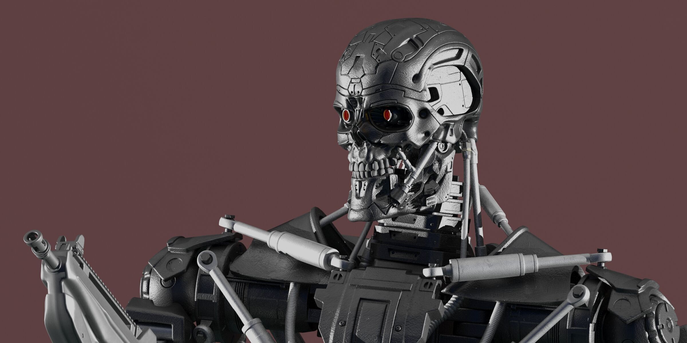 Terminator T-600 Endoskeleton 3D model_6