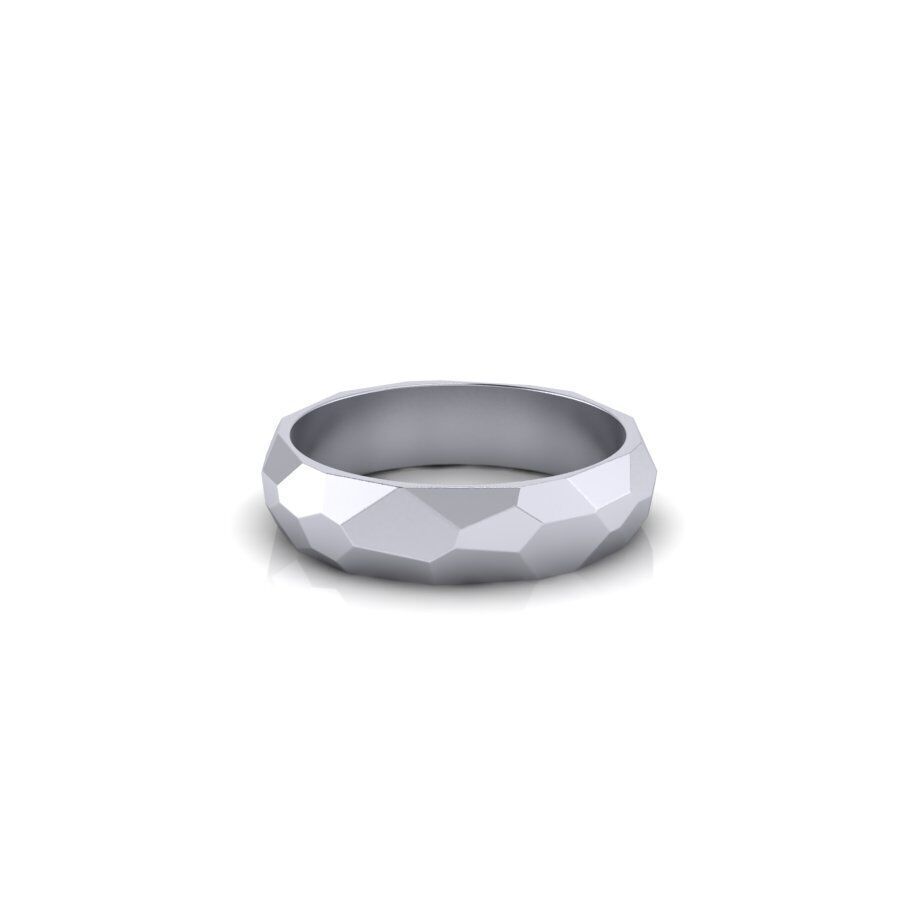 A ring with edge 3D print model_1