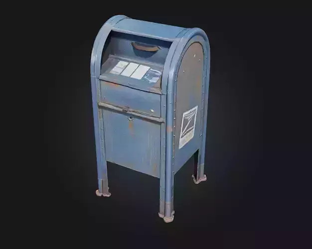 Mail Time Capsule  Nostalgic Postal Chest for Storytelling