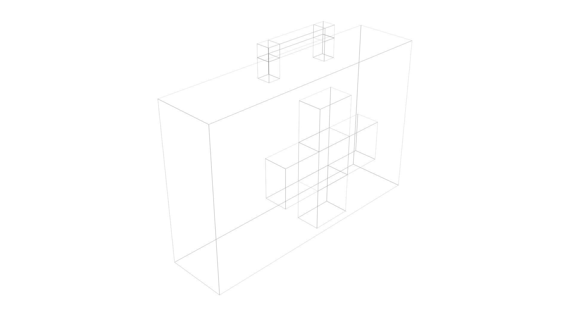 Low Poly Game Ready First Aid Kit Low-poly 3D model_16