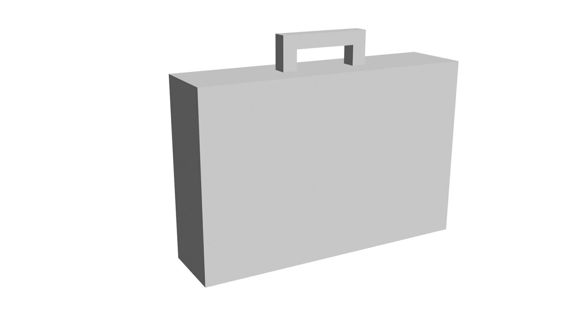 Low Poly Game Ready First Aid Kit Low-poly 3D model_2