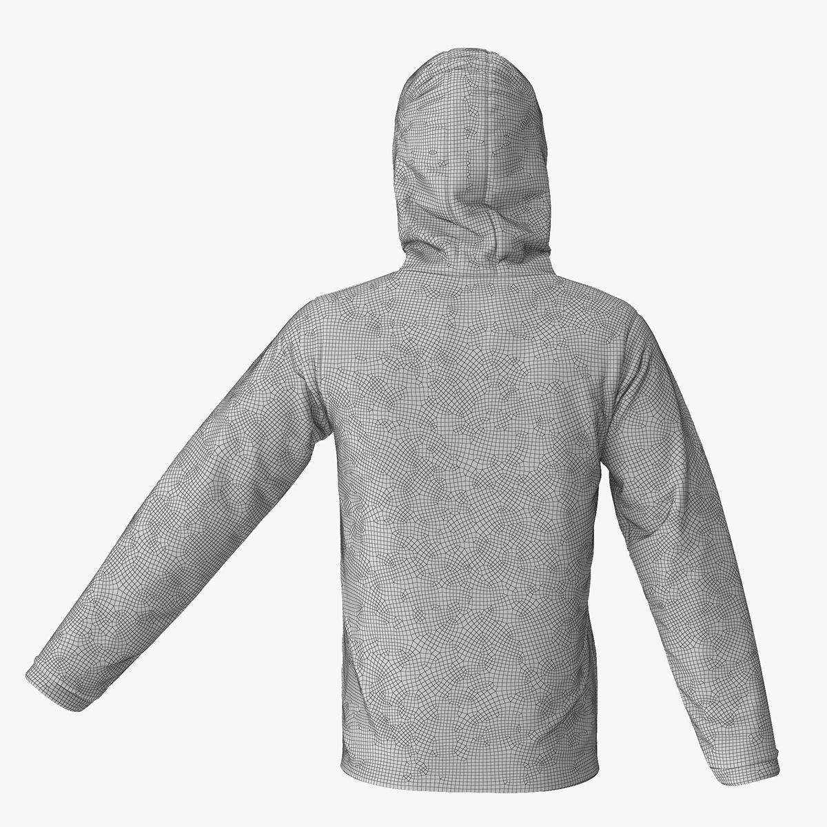 Rain Jacket 3D model_11