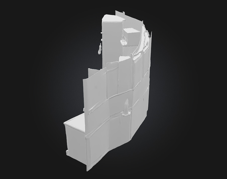 Rustic Dystopian Kitchen Gritty Charm in Post-Apocalyptic Style 3D model_6