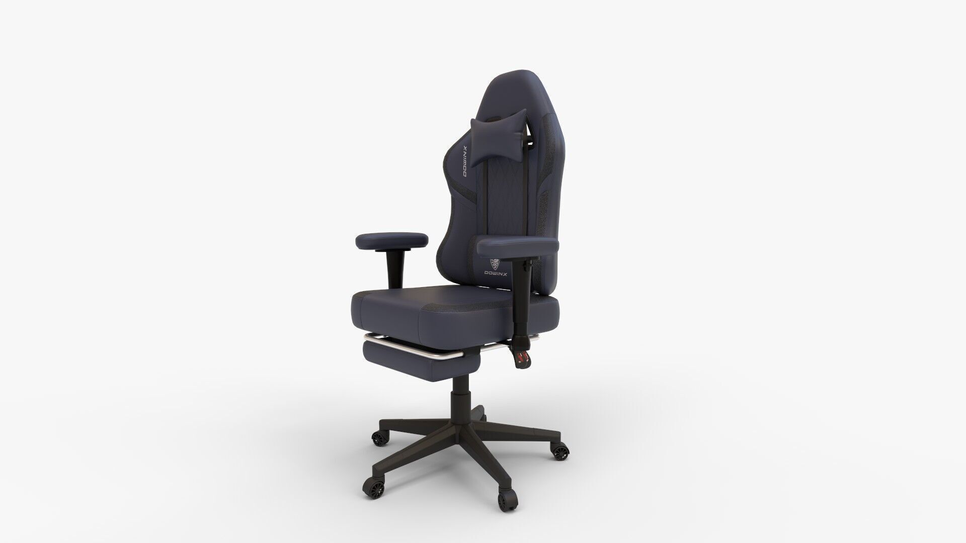 GTRACING Gaming Chair with Footrest 3D model_6