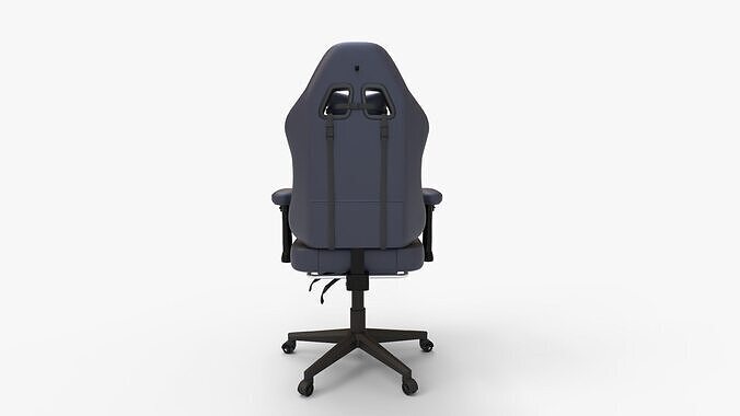 GTRACING Gaming Chair with Footrest 3D model 4