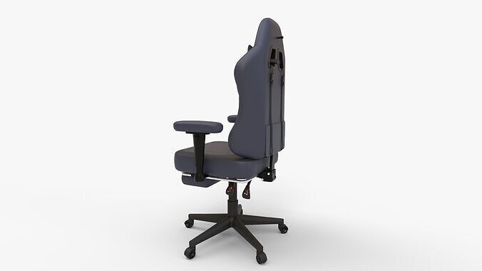 GTRACING Gaming Chair with Footrest 3D model 5