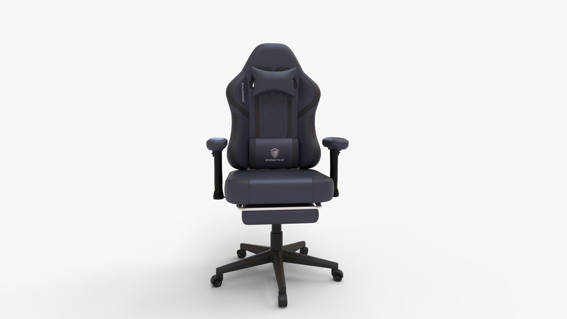 GTRACING Gaming Chair with Footrest 3D model_7