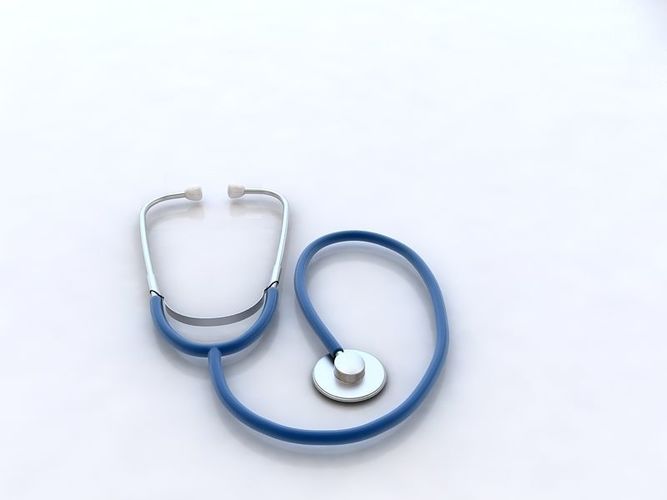 Stethoscope 3D model