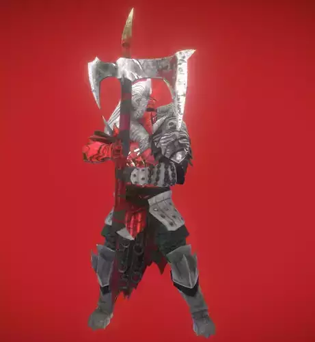 Bucher Knight Low-poly 3D model