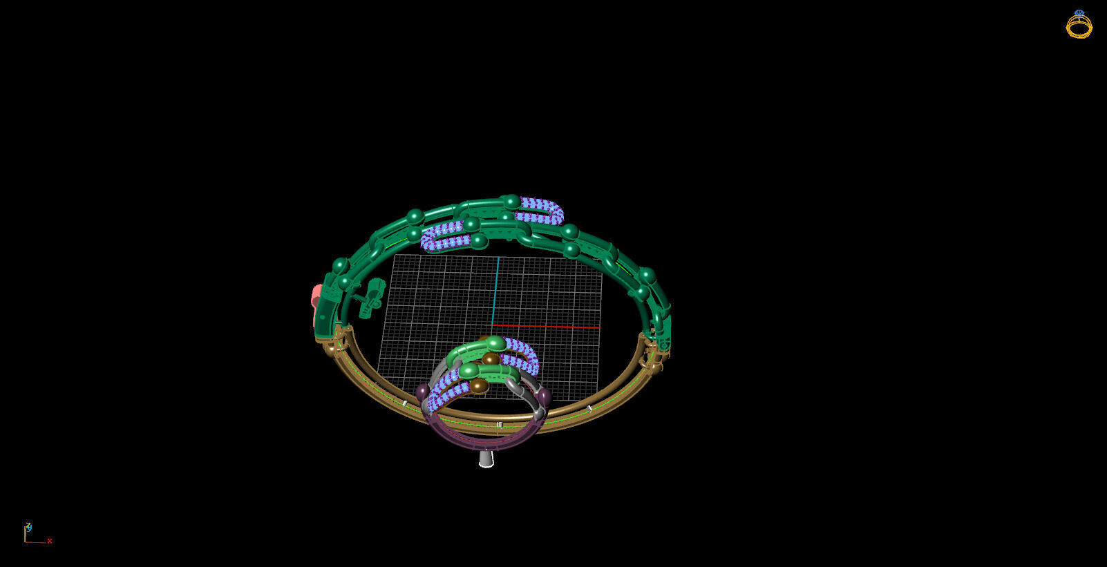 2 versiyon tiffany bileklik 3D print model_5