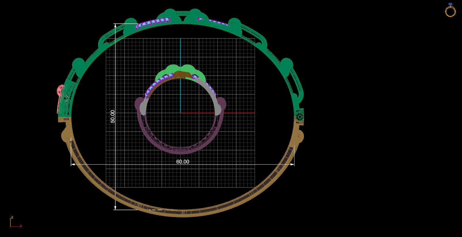 2 versiyon tiffany bileklik 3D print model_8