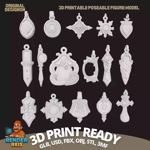 Colorful Secrets of Fantasy Realms 3D print model