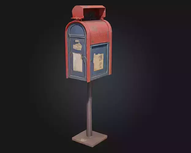 Vintage Mailbox  Timeless Charm with a Touch of Nostalgia